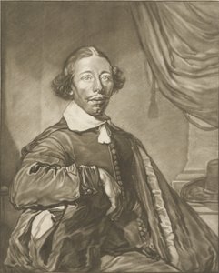 男の肖像 作： Cornelis Ploos van Amstel