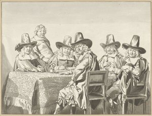 ハールレムの孤児院の摂政 作： Cornelis Ploos van Amstel
