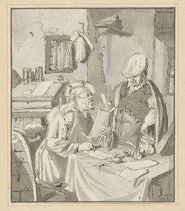 手紙の書き手 レシーバー 作： Cornelis Ploos van Amstel