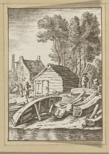 シュイテンメーカーヴェルフ 版画（連載タイトル） 作： Cornelis Ploos van Amstel