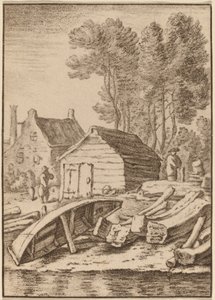 造船所、1761 年、1765 年発行。 作： Cornelis Ploos van Amstel