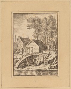 造船所、1761 年、1765 年発行。 作： Cornelis Ploos van Amstel