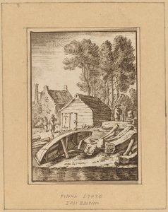 造船所 作： Cornelis Ploos van Amstel after Herman Saftleven