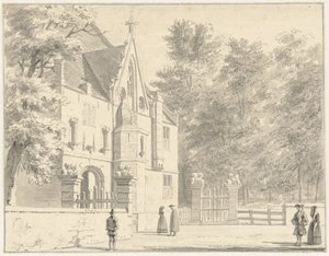 エダムの大教会の後部 作： Cornelis Pronk
