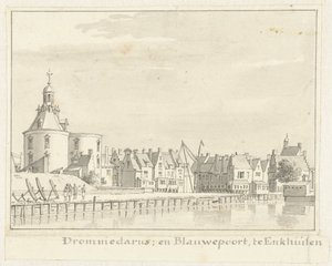 エンクハイゼンのドロメダリスとブラウウェポールト 作： Cornelis Pronk