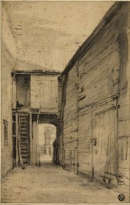 古い家の庭 作： Cornelis Saftleven