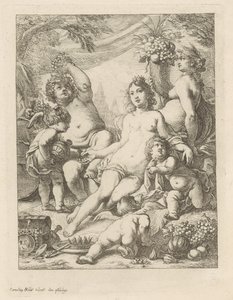 バッカス、ヴィーナス、セレス。 作： Cornelis Schut (I)