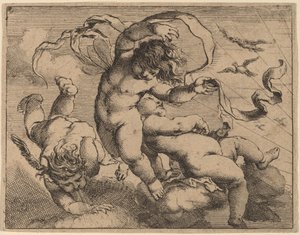 スリー・フライング・プッティ 作： Cornelis Schut I
