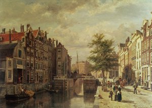 殉教者の運河（De Martelaarsgracht） 作： Cornelis Springer