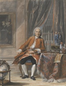 スリナム総督ジョアン・ジェイコブ・モーリシウスの肖像 Joan Jacob Mauricius スリナム総督、詩人、演劇愛好家の肖像 作： Cornelis Troost