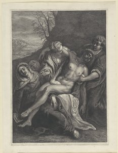 キリストの震え 作： Cornelis Visscher (II)