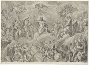 最後の審判（天板） 作： Cornelis Visscher (II)