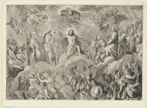 最後の審判（天板） 作： Cornelis Visscher (II)