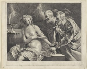 スザンナと長老たち 作： Cornelis Visscher (II)