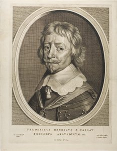 オレンジ公フレデリック・ヘンリー（9つの肖像画より 作： Cornelis Visscher