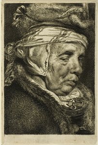 老婆の頭 作： Cornelis Visscher
