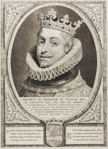 スペイン王フィリップ3世、オランダ公国、ゼランド公国、フリジア公国より 作： Cornelis Visscher