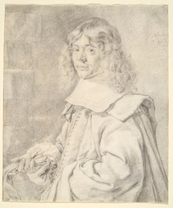 若い男の肖像 作： Cornelis Visscher