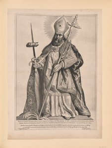 聖ボニファティウス（オランダ南北の聖人より 作： Cornelis Visscher