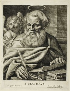 聖マタイ 作： Cornelis Visscher