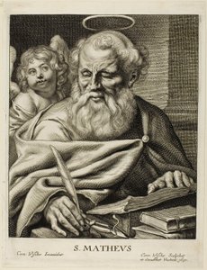 聖マタイ 作： Cornelis Visscher