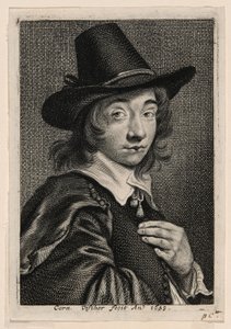 自画像 作： Cornelis Visscher