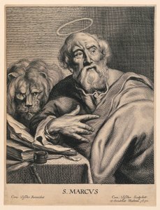 聖マルコ (S.Marcvs) 作： Cornelis Visscher