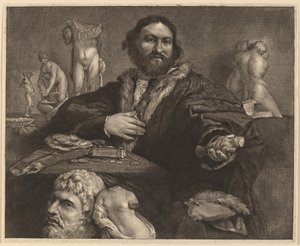 アンドレア・オドーニ 作： Cornelis Visscher after Lorenzo Lotto