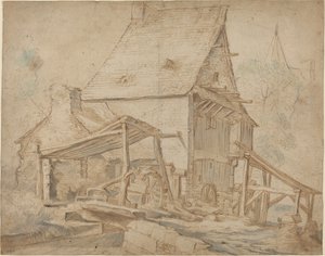 古い水車小屋 作： Cornelis Willaerts