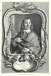 Philips Wouwerman、オランダの画家 作： Cornelis after Visscher
