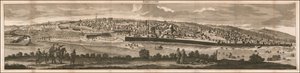 1698年、コルネリス・デ・ブルインによるエルサレムの眺め
