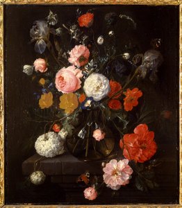花瓶、1670〜80年頃 作： Cornelis de Heem