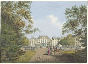 ヘッロー宮殿の眺め 作： Cornelis de Kruyff