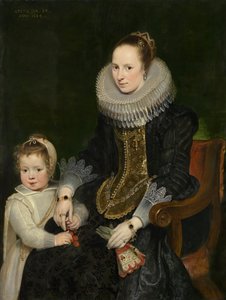 母と子 作： コルネリス・デ・ヴォス