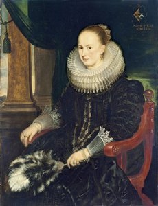 アントニア・カニスの肖像 作： Cornelis de Vos