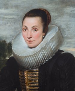 貴婦人の肖像 作： Cornelis de Vos