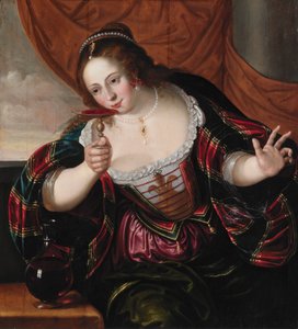 女性の肖像、17世紀初頭 作： Cornelis de Vos