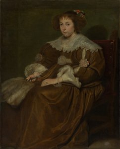 若い女性の肖像画。 作： Cornelis de Vos