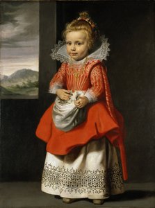 画家の娘マグダレーナ・デ・ヴォスの肖像 1623-24年頃（油彩・キャンバス