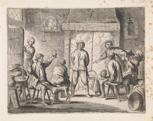 旅館の農家 ジャンルシーン（シリーズタイトル） 作： Cornelis de Wael