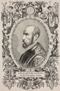 アブラハム・オルテリウス（1528-1598）の肖像、コルネリウス・ガレ・ジ・エルダー（1576-1650）によるエングレーヴィング、エミール・ライバー著『L