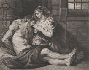 シモンとペロ、カリフォルニア州。 1650-80。 作： Cornelis van Caukercken
