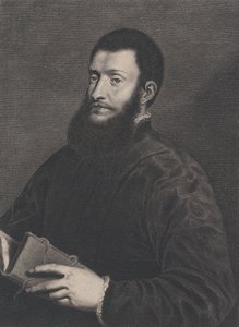 ピエトロ・アレティーノの肖像、カリフォルニア州。 1655-1660。 作： Cornelis van Dalen II