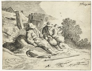 道端の農家 四景（連載タイトル） 作： Cornelis van Kittensteyn (attributed to)