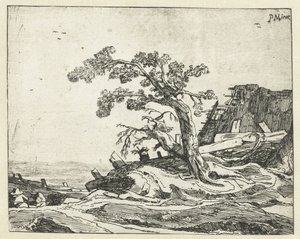木のある風景 四景（連載タイトル） 作： Cornelis van Kittensteyn (attributed to)