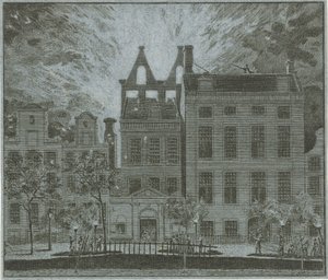 1772 年、アムステルダム ショーブルクの火事