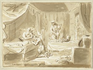 ヤコブはイサクの祝福を受ける 作： Cornelis van Noorde
