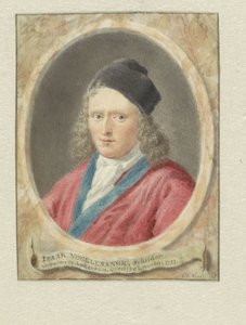 アイザック・フォーゲレンザンクの肖像 作： Cornelis van Noorde