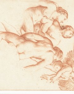 アモールと三美神 作： Cornelis van Poelenburch