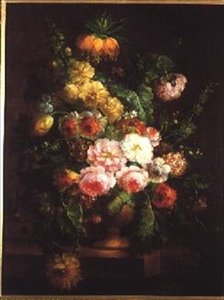花の壷 作： Cornelis van Spaendonck